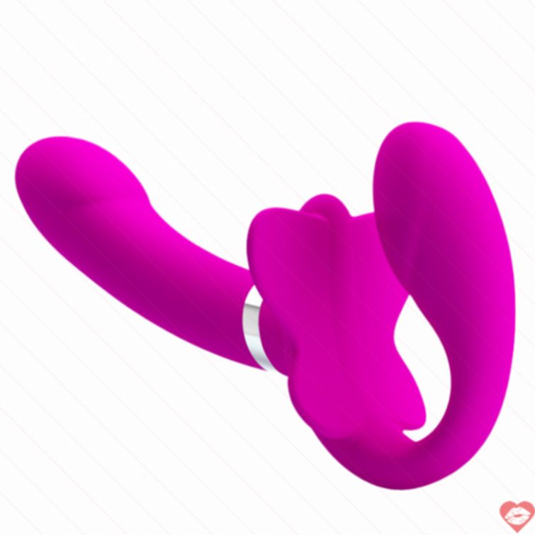 Dương vật giả Pretty Love Valeri 2 đầu rung 