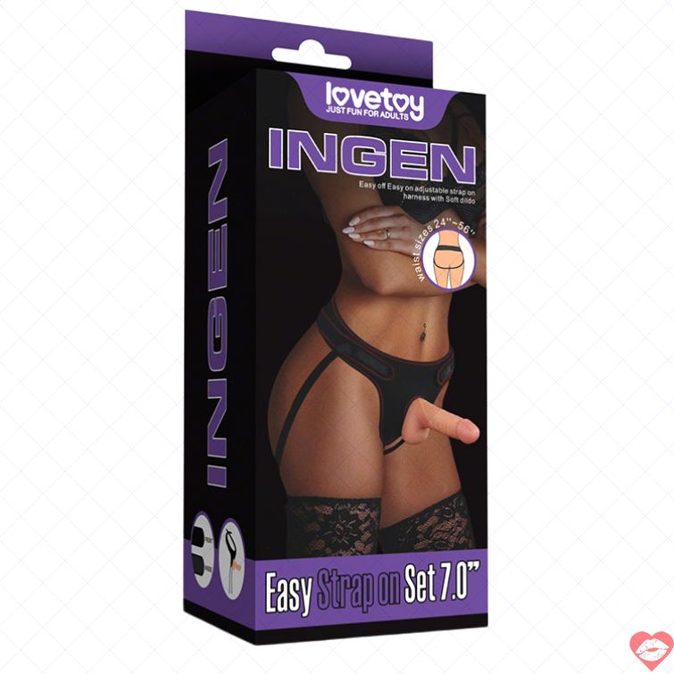 Dương vật giả dây đeo Lovetoy mềm mịn cho nữ 