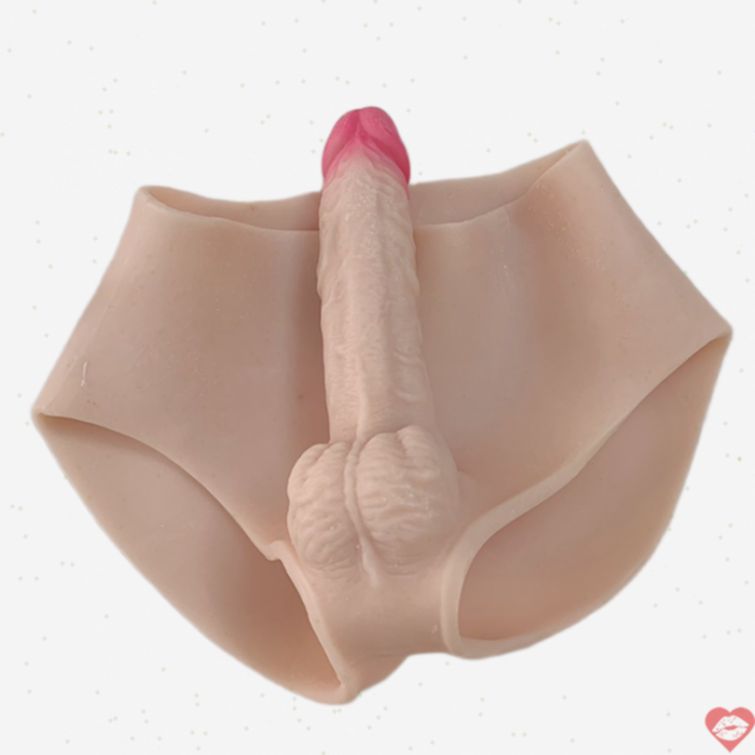 Dương vật giả liền quần silicon mềm mịn cho nam nữ 