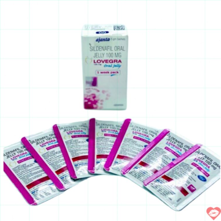 Thạch Lovegra 7 gói tăng hưng phấn nữ mạnh mẽ 