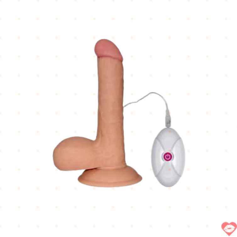 Dương vật silicon rung Lovetoy Ultra Soft mềm mại 