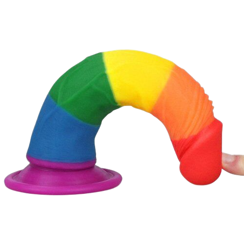  Đại lý Dương vật giả gắn tường đa sắc LoveToy Prider 7 inches    tốt nhất 