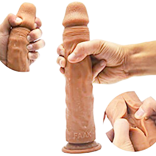  Bán Dương vật giả gắn tường siêu mềm dẻo FAAK  mới nhất 