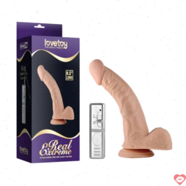 Dương vật giả Lovetoy Real 8.5 dính tường chân thật 