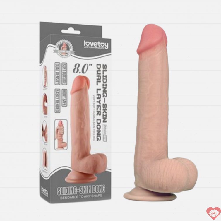 Dương vật giả dính tường Lovetoy mềm mại kích thích mạnh 
