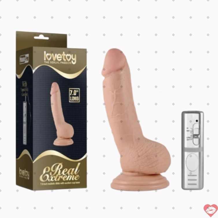 Dildo dính tường Lovetoy 7 inch siêu chân thực 