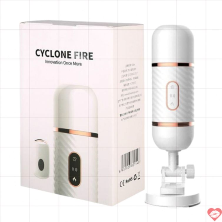 Dương vật giả Cyclone Fire dính tường mạnh mẽ 