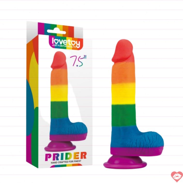 Dương vật giả dính tường Prider 7.5 inch tiện lợi 