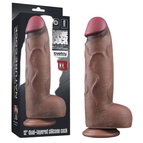 Đánh giá Dương vật giả silicone bạch kim 2 lớp Lovetoy XXL 12in  loại tốt 