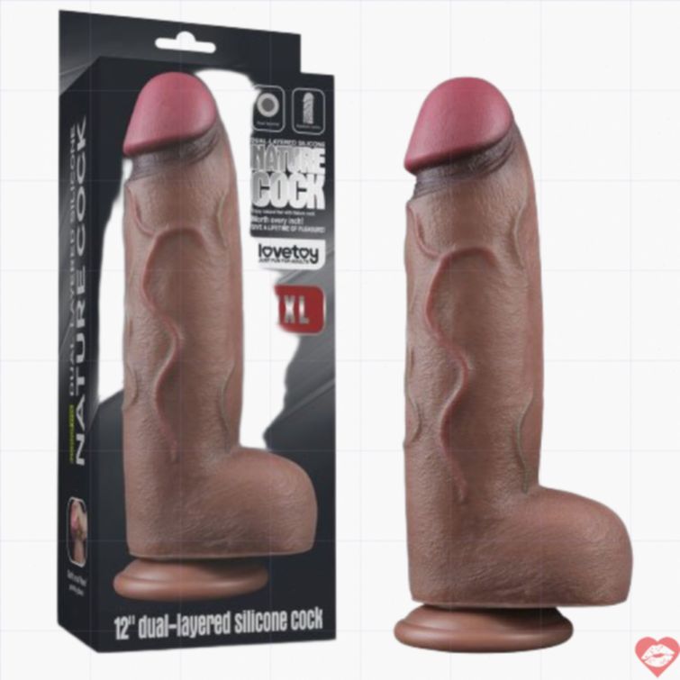 Dương vật giả Lovetoy XXL silicon mềm kích thích 