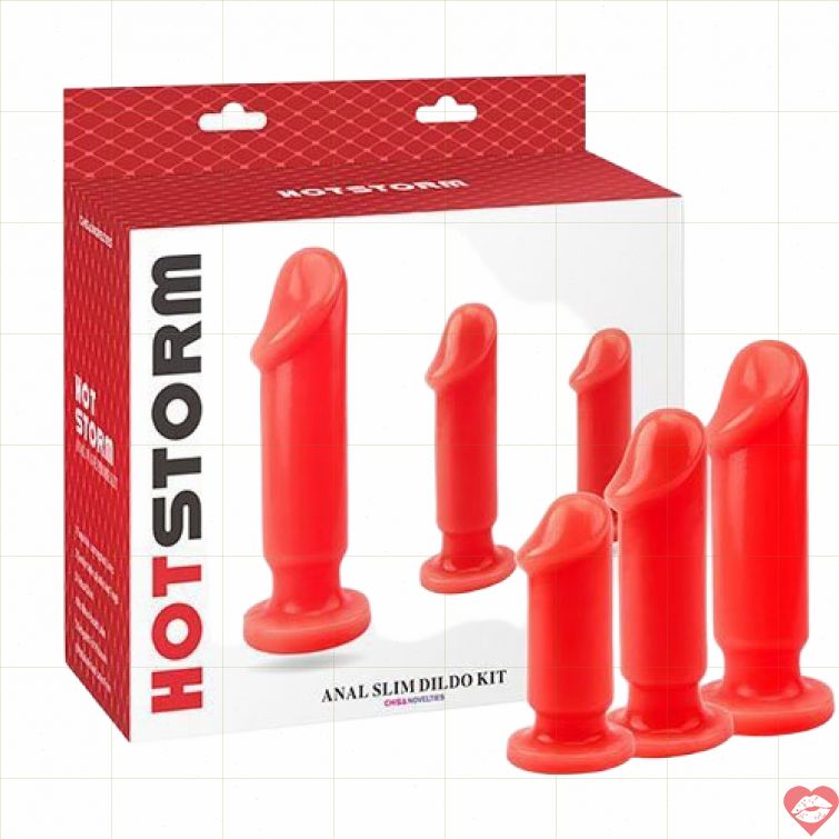 Bộ 3 dildo nhỏ hậu môn silicon mềm mại 