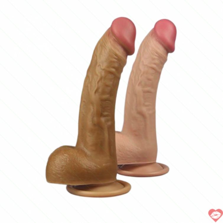 Lovetoy Nature dương vật giả mềm mịn 8 inch kích thích 