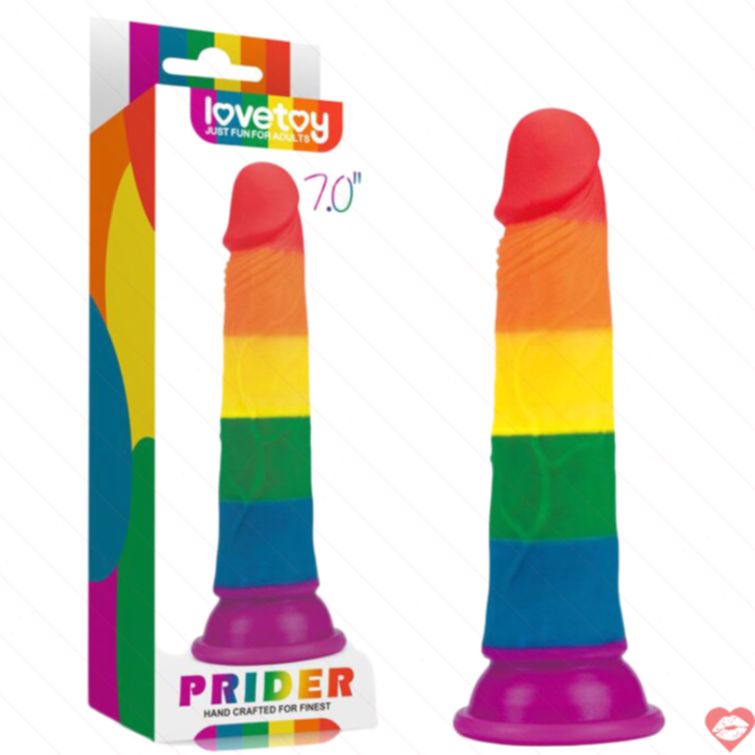 Dương vật giả 7 màu Lovetoy kích thích 