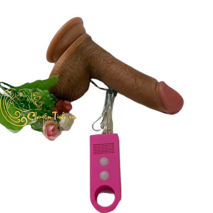  Review Dương vật silicon 2 thớ siêu mềm mịn có rung- Mr Luca  tốt nhất 