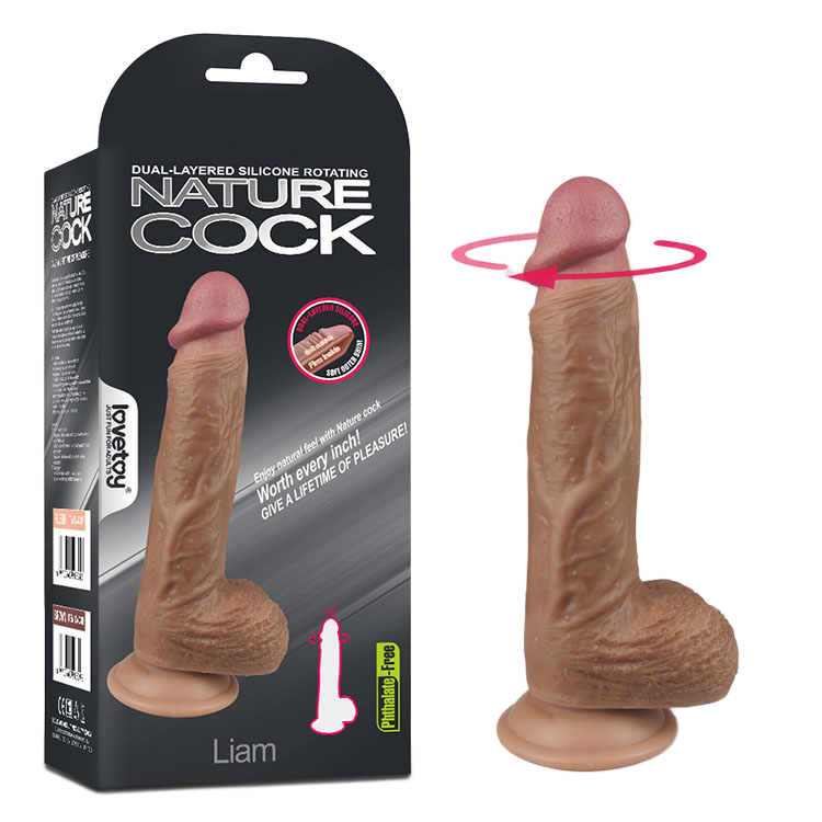  Giá sỉ Dương vật siêu mềm rung ngoáy siêu thật Lovetoy Nature Cock Liam giá rẻ 