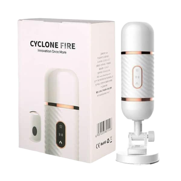 Cung cấp Dương Vật Giả Cyclone Fire Rung Thụt Phát Nhiệt Hít Tường – Điều Khiển Remote  nhập khẩu 