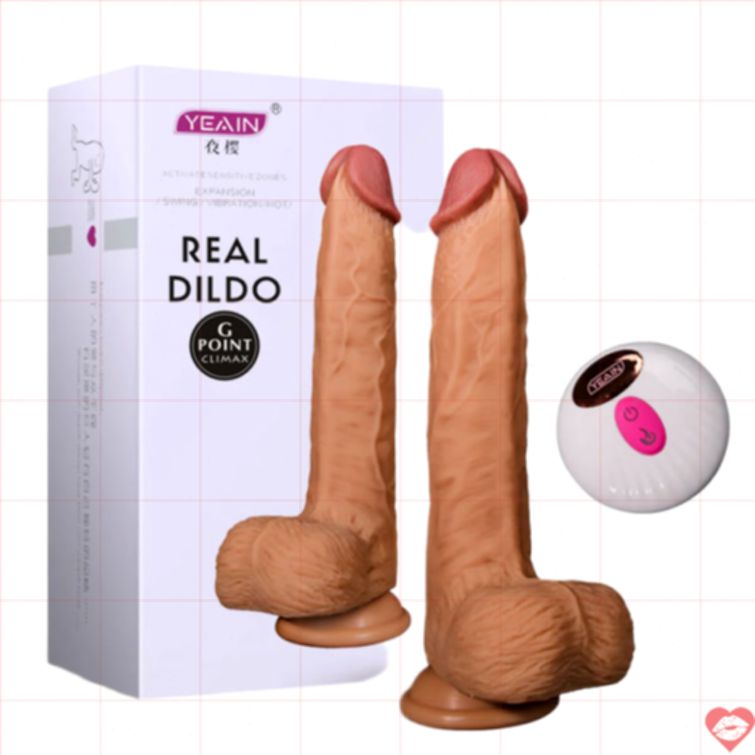 Dildo gắn tường Yeain remote rung cực phê 