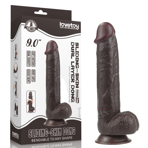  Review Dương vật giả gắn tường Lovetoy 2 da 9inch màu Black giá rẻ 