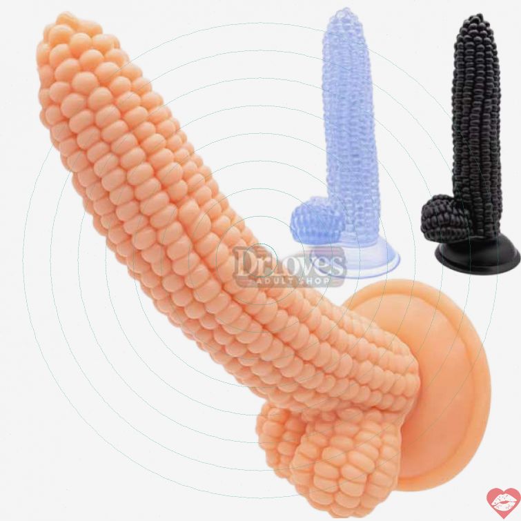 Dương vật giả gắn tường silicon bắp ngô kích thích 