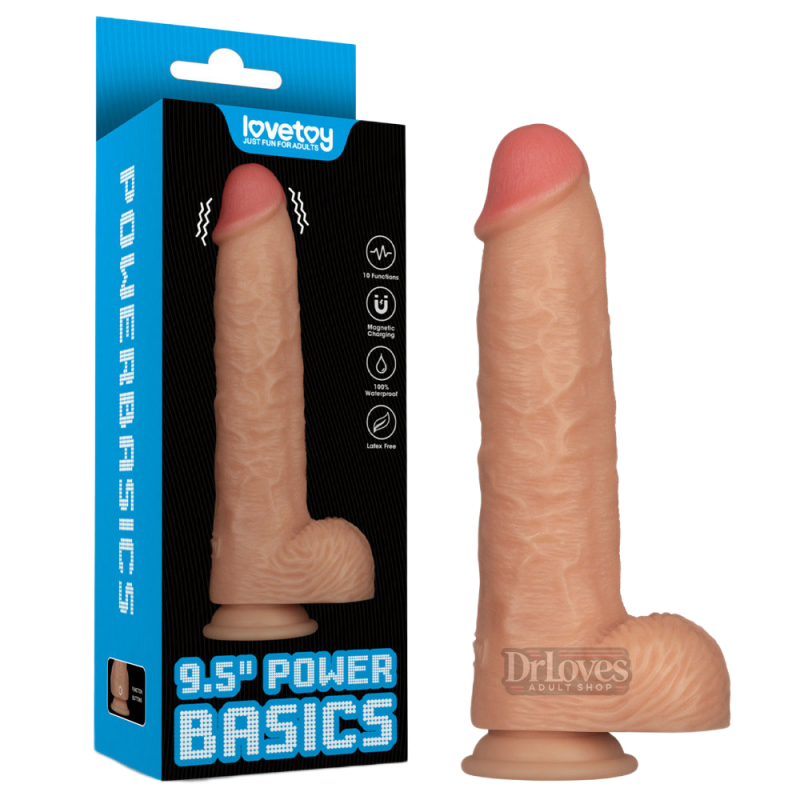  So sánh Dương Vật Giả Lovetoy 9.5 inch Power Basic Có Rung  chính hãng 