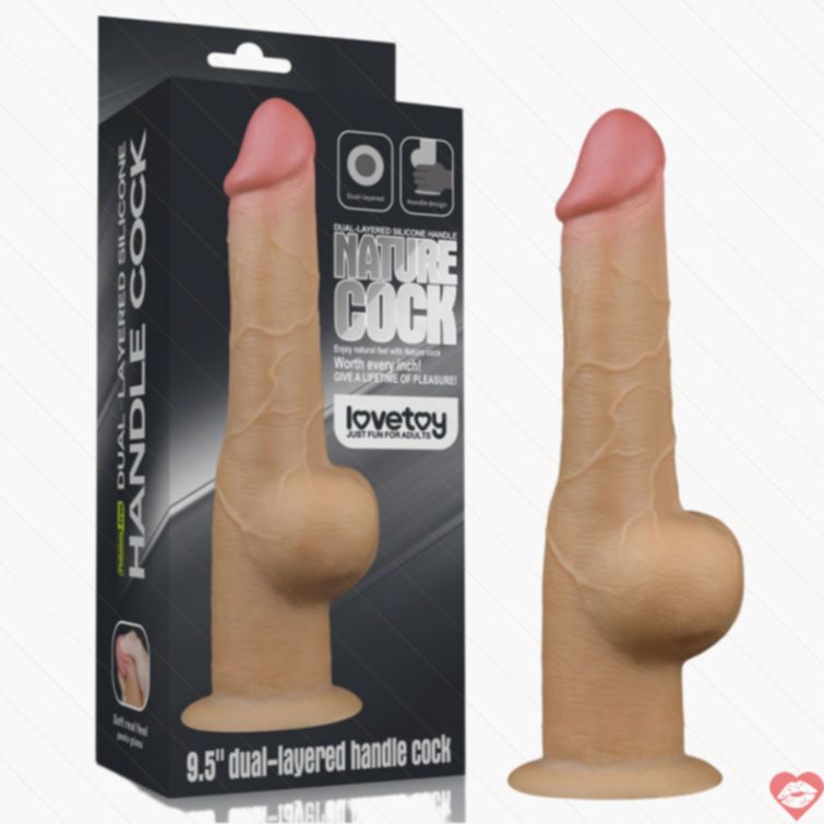 Dương vật giả gắn tường Lovetoy silicon mềm 