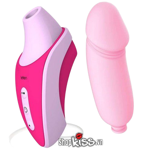  Bỏ sỉ Máy bú mút kèm trứng rung 3 đầu Leten  loại tốt 