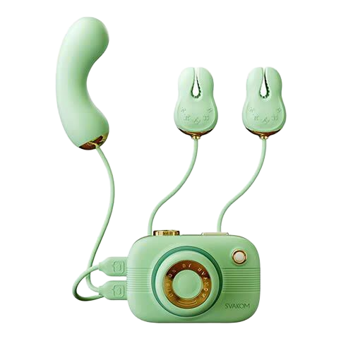  Đại lý Máy rung hút massage đa năng 3 trong 1 Svakom Alberta – Ngụy trang Máy Ảnh  giá sỉ 