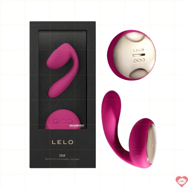 Máy rung cặp đôi Lelo Ida xoay rung cực phê 