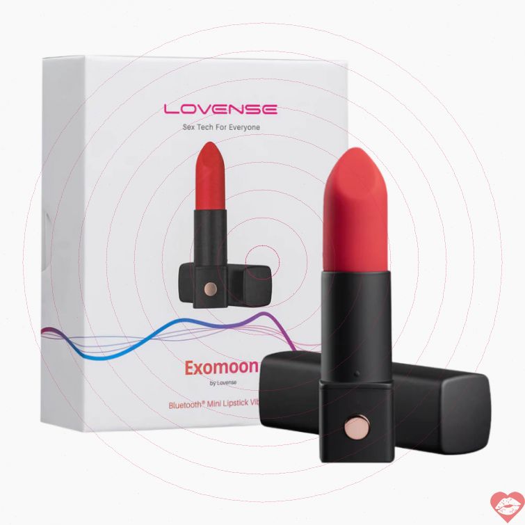 Trứng rung Lovense Exomoon ngụy trang thỏi son 