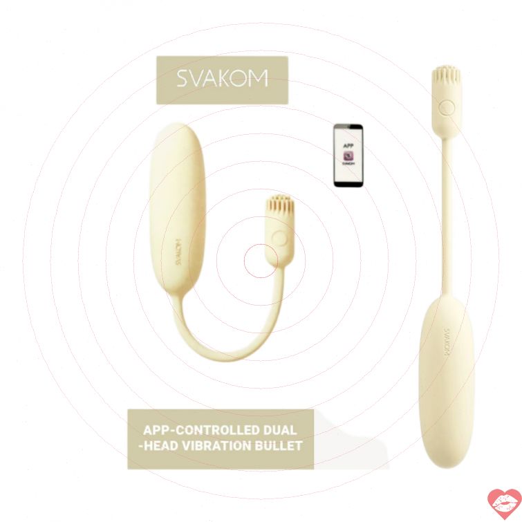 Trứng rung Svakom Shimmer điều khiển app tiện lợi 