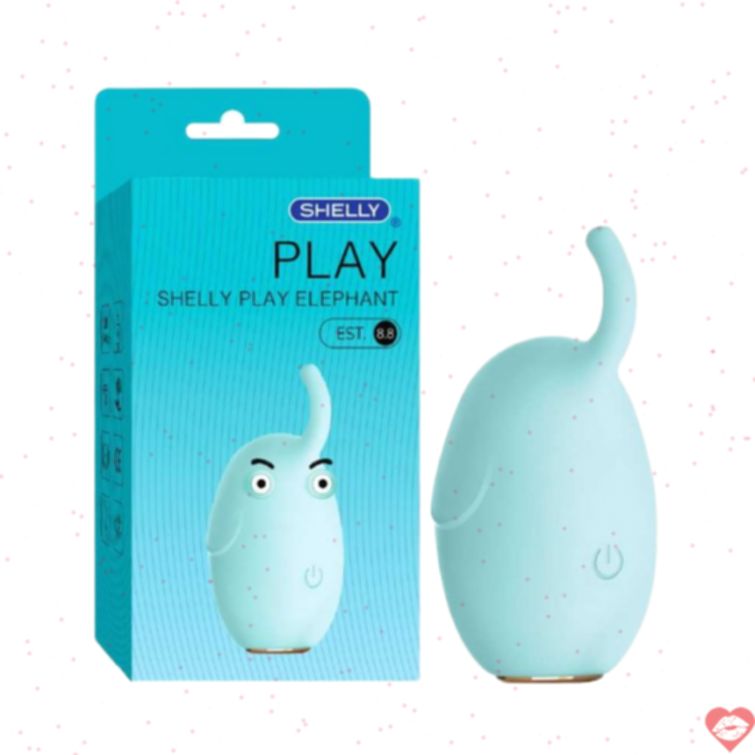 Trứng rung hình voi Shelly dễ thương mini 
