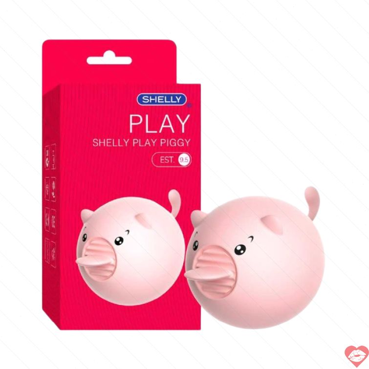 Lưỡi rung Shelly Play Piggy dễ thương kích thích mạnh 