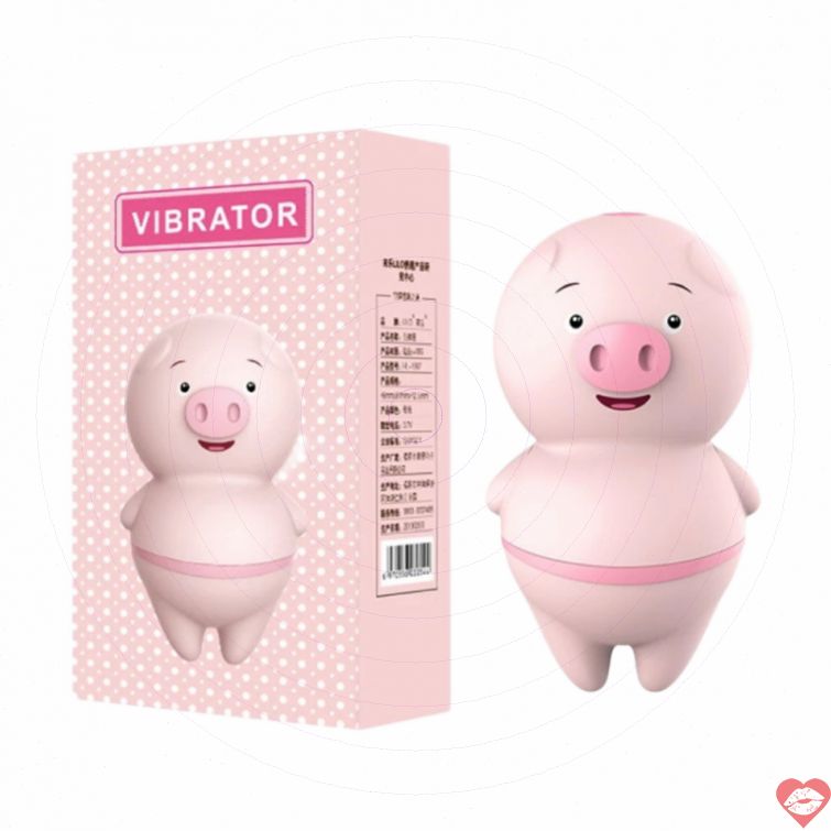 Lưỡi liếm heo con vibrator sạc điện dễ thương 