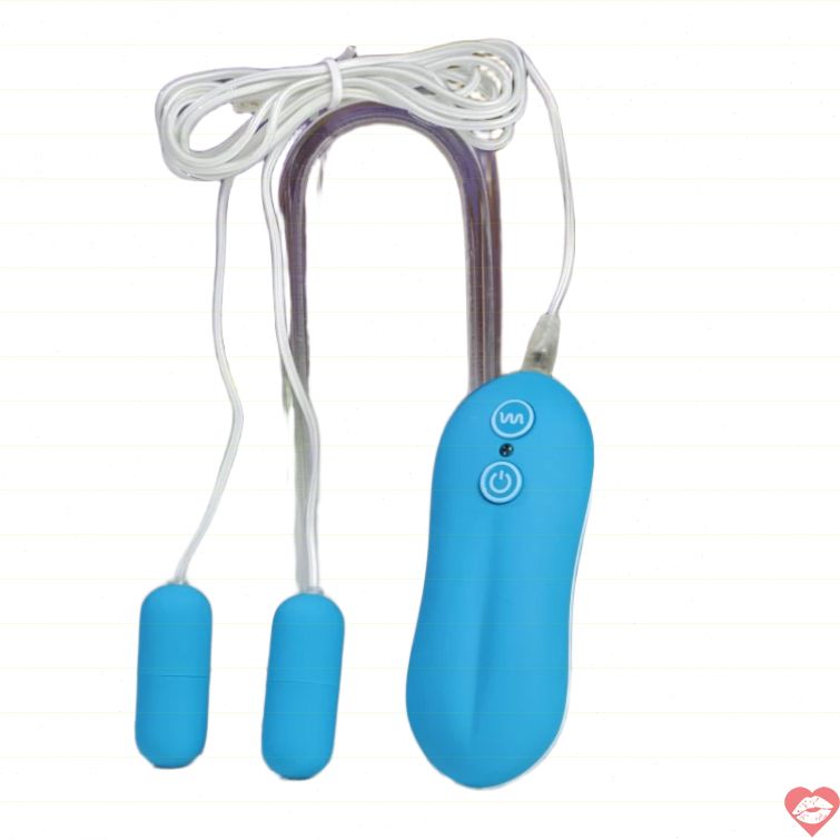 Trứng rung đôi mini 10 chế độ kích thích nhũ hoa 