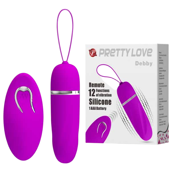  Đại lý Trứng Rung Pretty Love Debby – 12 Chế Độ Rung – Điều Khiển Từ Xa  chính hãng 