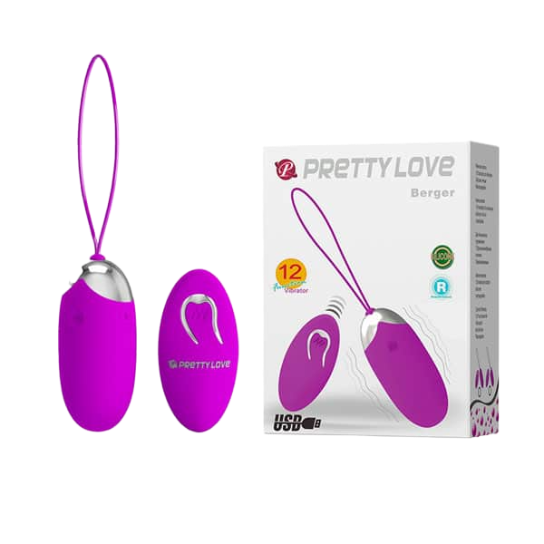  Shop bán Trứng Rung Pretty Love Berger Trơn 12 Chế Độ Rung – Điều Khiển Remote  giá tốt 