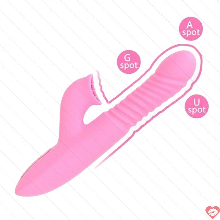 Máy rung điểm G Dibe đa năng liếm thụt sưởi ấm 