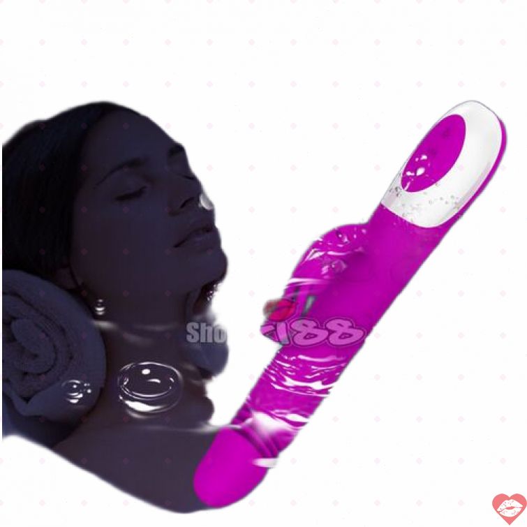 Dương vật rung thụt sóng bi Prettylove đa năng 