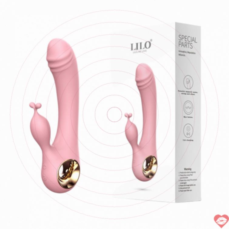 Máy rung Lilo 2 nhánh kích thích điểm G mạnh mẽ 