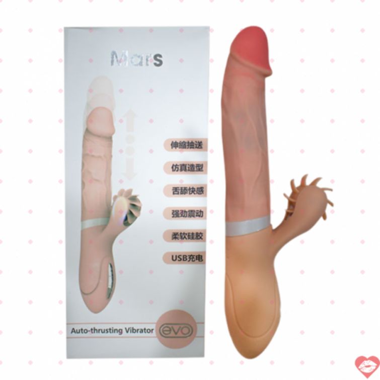 Dương vật Evo Mars rung thụt tỏa nhiệt liếm cao cấp 