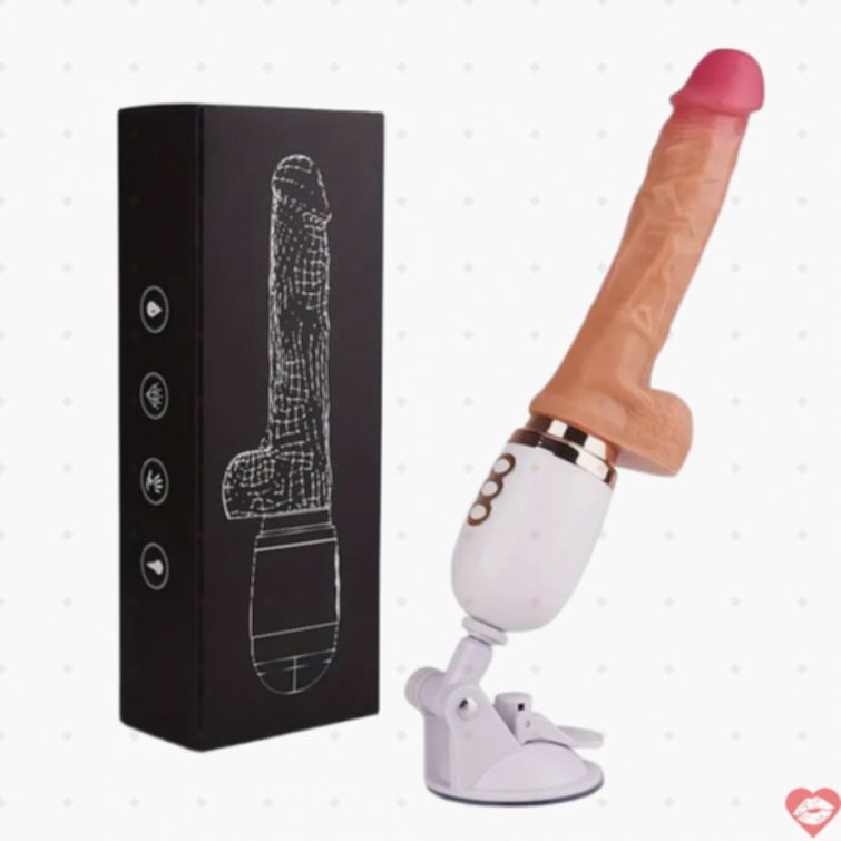 Dương vật giả gắn tường rung thụt tỏa nhiệt mạnh 