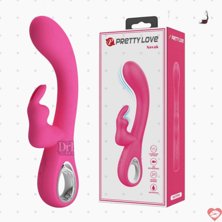 Máy rung tai thỏ PrettyLove 12 chế độ siêu kích thích 