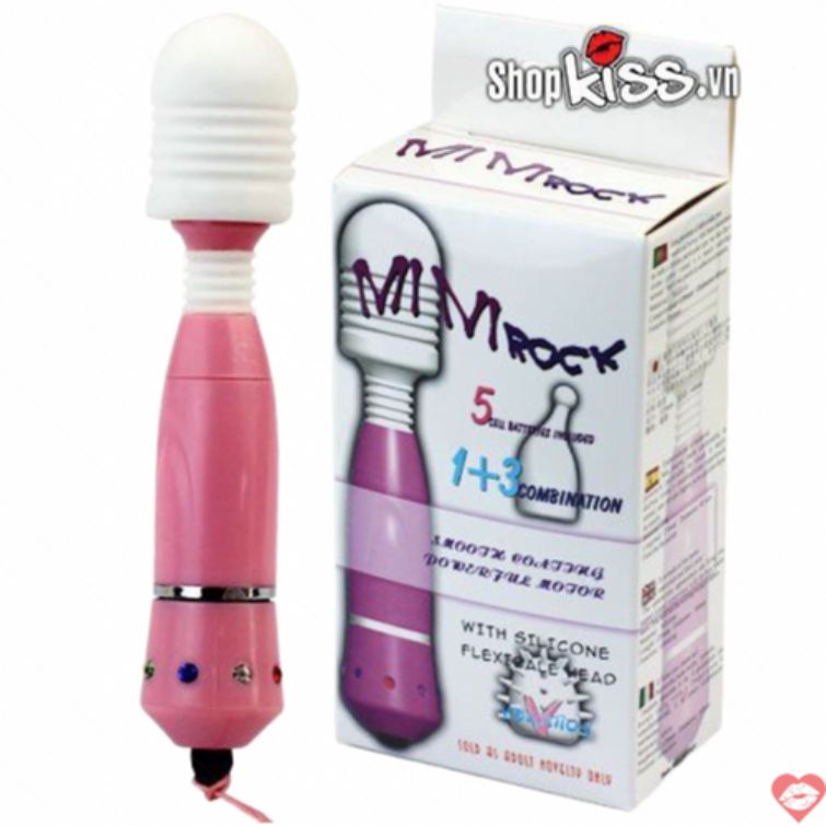 Chày rung mini 3 đầu kích thích điểm G mạnh 