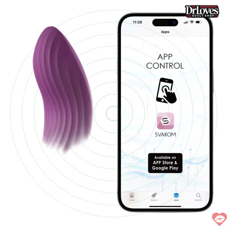 Trứng rung Svakom Edeny điều khiển app kích thích kín đáo 