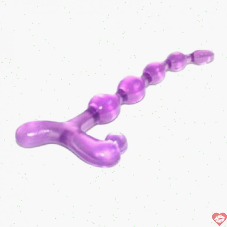 Dụng cụ hậu môn Bendy Twist bi chuỗi mềm mại 