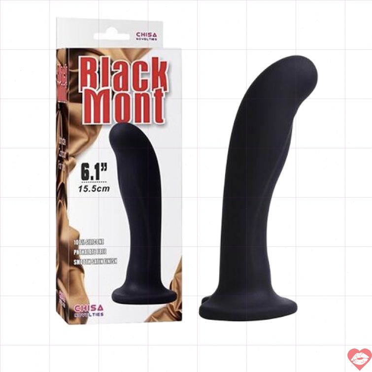 Dung cu massage hau mon Black Mont Chisa silicon 