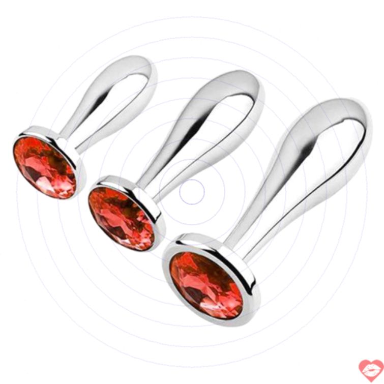 Bộ plug hậu môn kim loại 3 size kích thích mạnh 