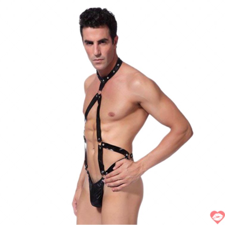 Quần lót lọt khe nam đai da sexy quyến rũ NY105 