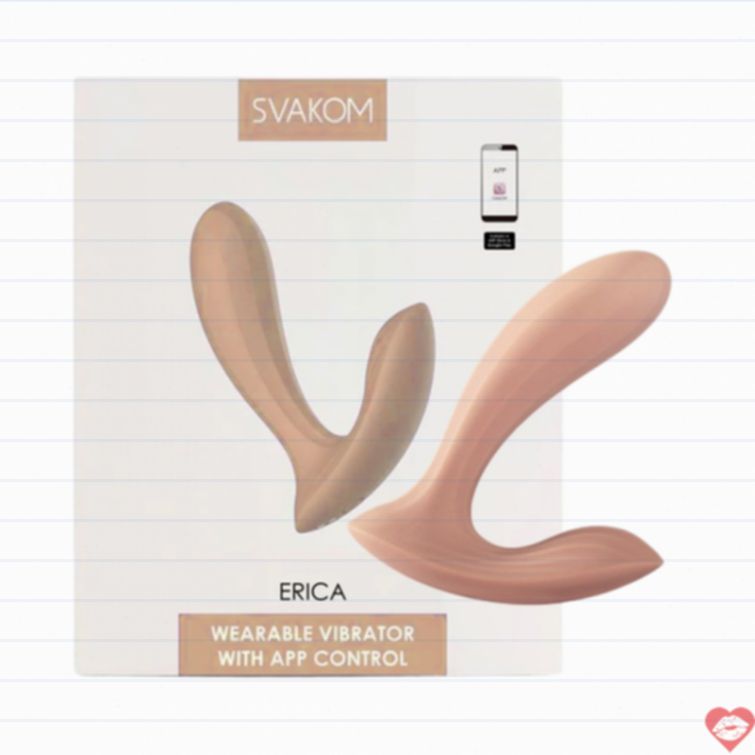 Máy massage Svakom Erica rung kép mạnh mẽ 