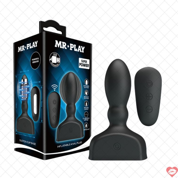 Trứng rung hậu môn Mr Play Anal Plug 12 chế độ 